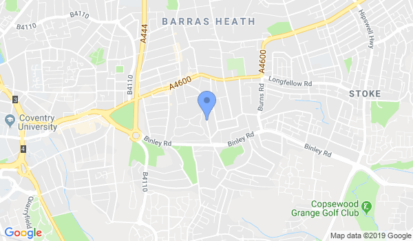 Barrett's Dev location Map