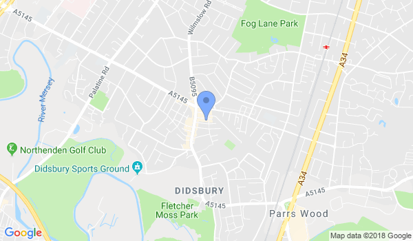 Didsbury Black Belt Academy location Map