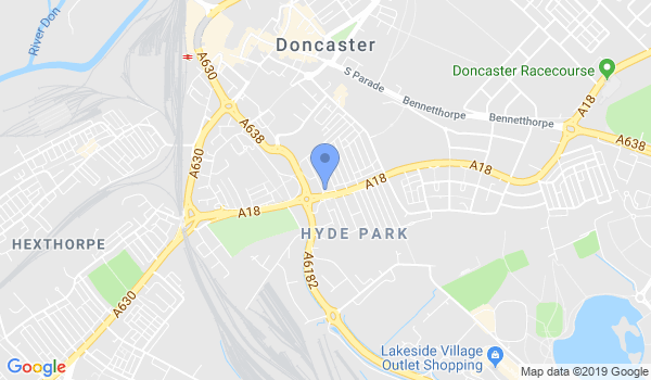 Doncaster Sambo and Wrestling location Map