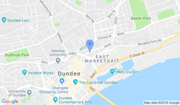 Dundee Mixed Martial Arts Youth And Community Sports Association location Map