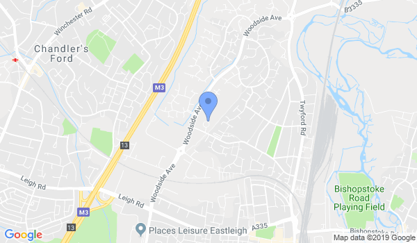 Eastleigh goju ryu karate do location Map
