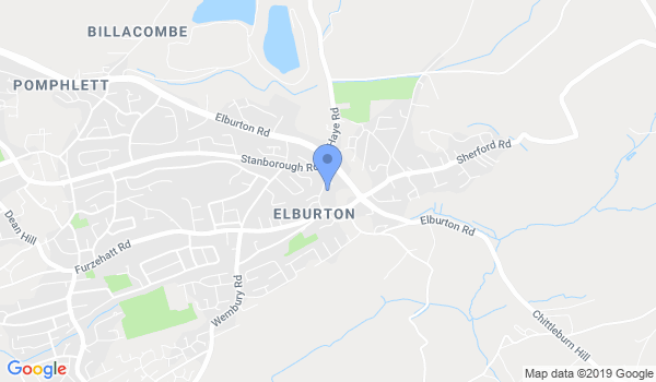 Elburton Karate Club location Map