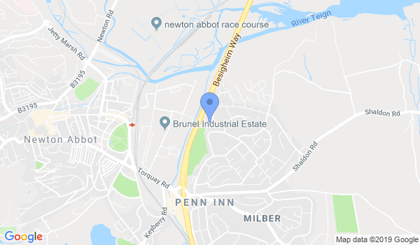 Exeter Martial Arts location Map