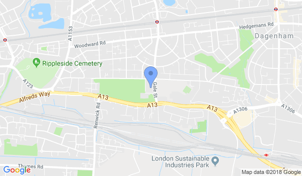 FSKA London karate club in Dagenham location Map