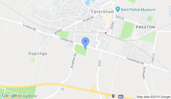 Faversham Shotokan Karate Club location Map
