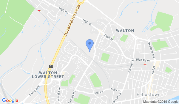 Felixstowe Karate Club location Map
