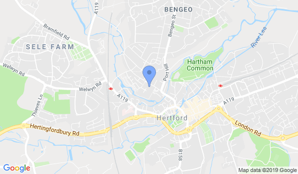 Freestyle Martial Arts Hertford location Map