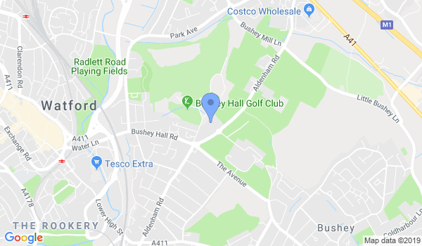 Fudoshin Ju-Jitsu Bushey Grove location Map