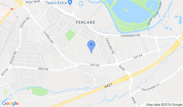 GKR Karate Bedford location Map