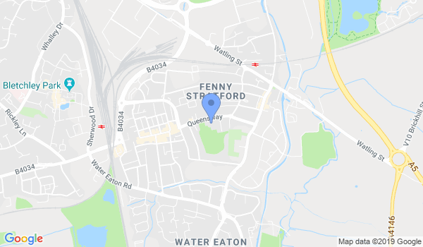 GKR Karate Bletchley location Map