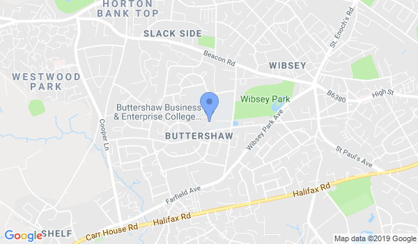 GKR Karate Buttershaw location Map