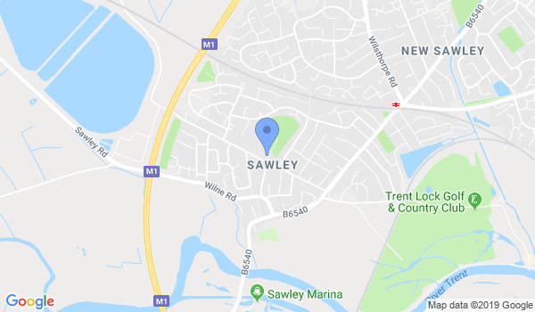 GKR Karate Camberley Central location Map