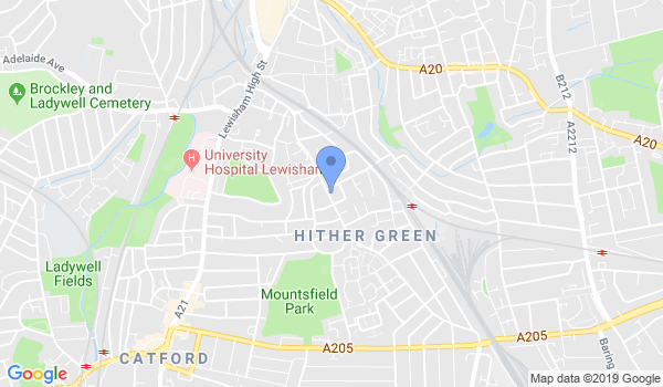 GKR Karate - Catford location Map