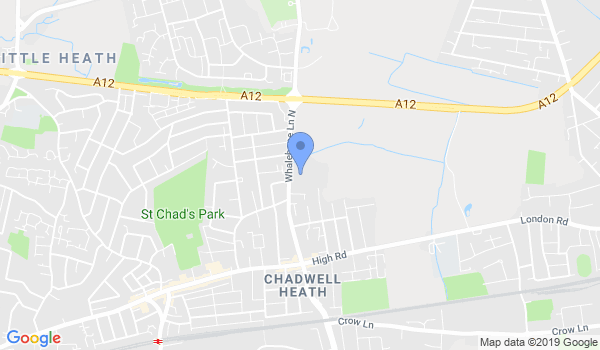 GKR Karate Chadwell Heath location Map
