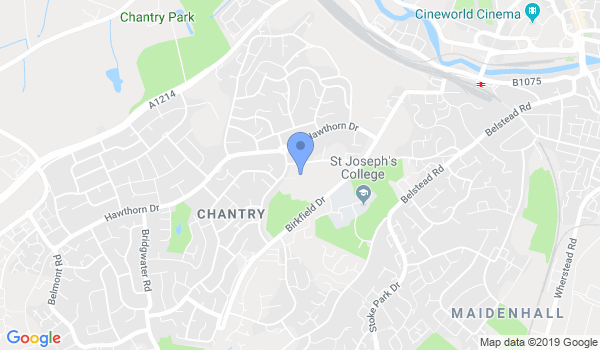 GKR Karate Ipswich Chantry location Map