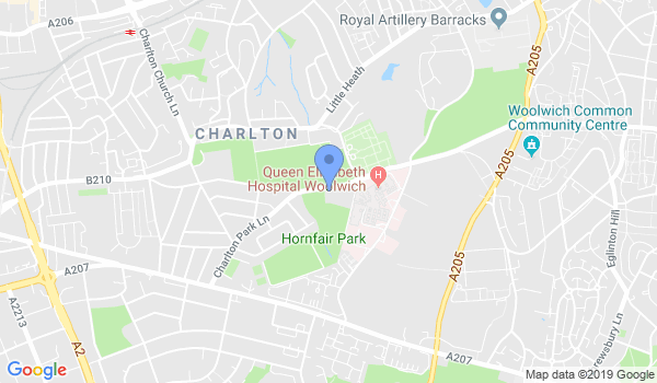 GKR Karate - Charlton location Map