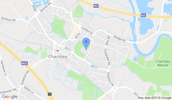 GKR Karate - Chertsey location Map