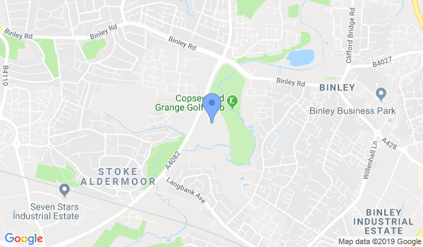 GKR Karate Coventry Whitley location Map