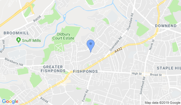 GKR Karate Farnborough location Map