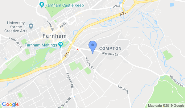 GKR Karate Farnham location Map