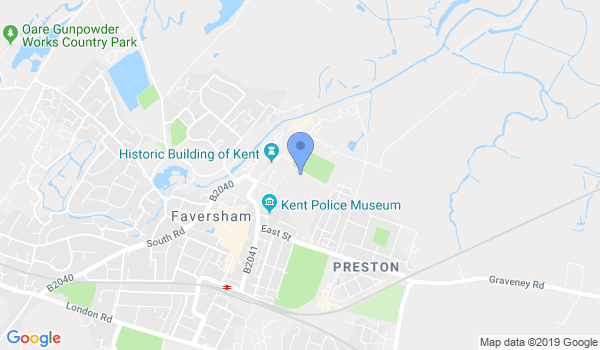 GKR Karate Faversham location Map