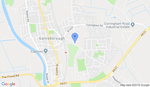 GKR Karate - Gainsborough location Map