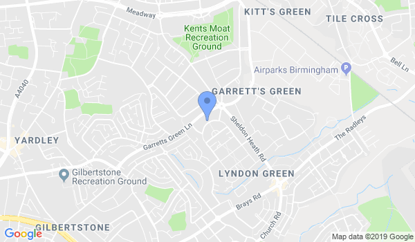 GKR Karate - Garretts Green location Map