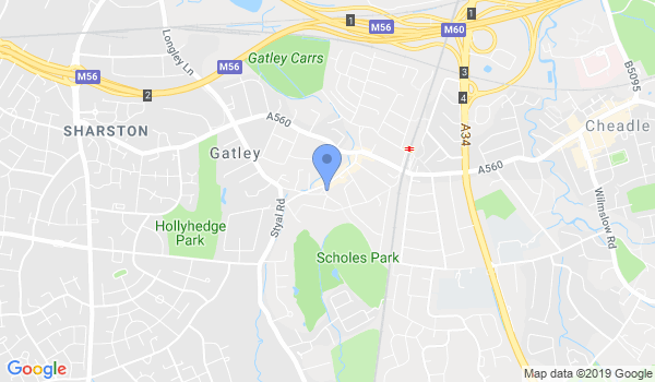 GKR Karate - Gatley location Map