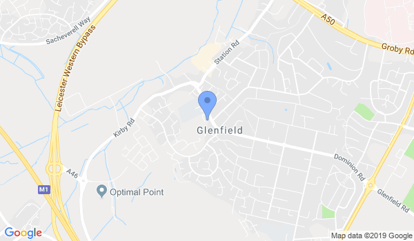 GKR Karate Glenfield Stamford Street location Map