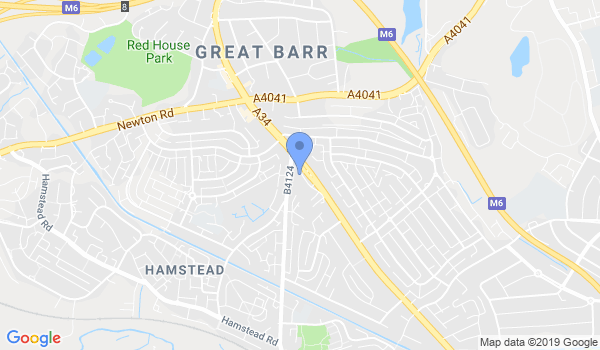 GKR Karate - Great Barr (Hemstead Parish) location Map
