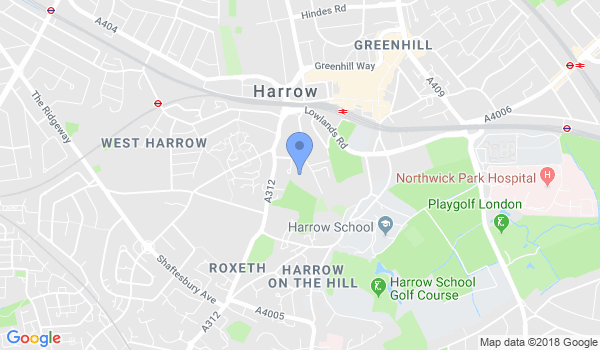 GKR Karate - Harrow location Map