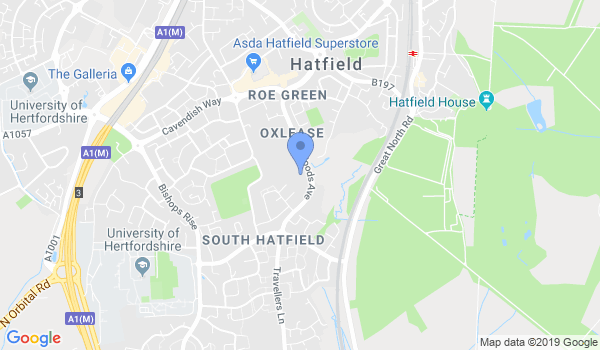 GKR Karate - Hatfield location Map