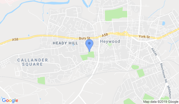 GKR Karate - Heywood location Map