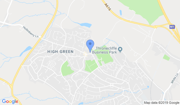 GKR Karate - High Green location Map