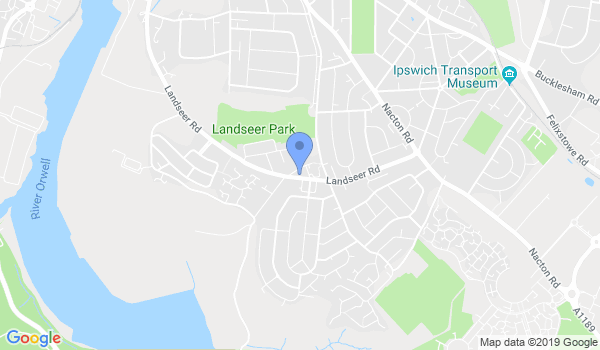 GKR Karate - Ipswich Landseer Road location Map