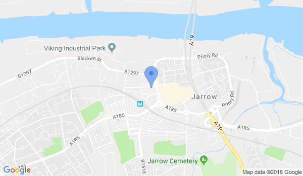 GKR Karate - Jarrow location Map