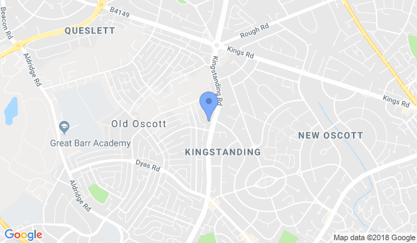 GKR Karate - Kingstanding location Map