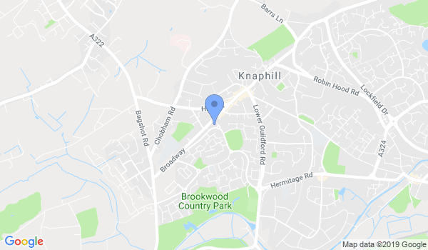 GKR Karate - Knaphill location Map