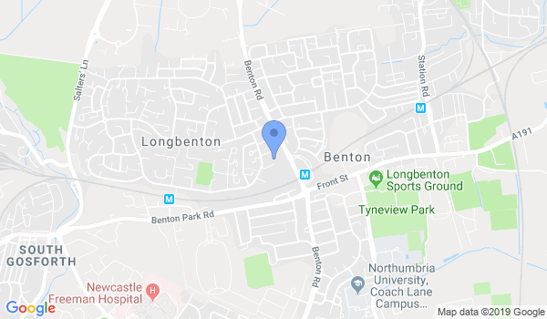 GKR Karate - Longbenton location Map