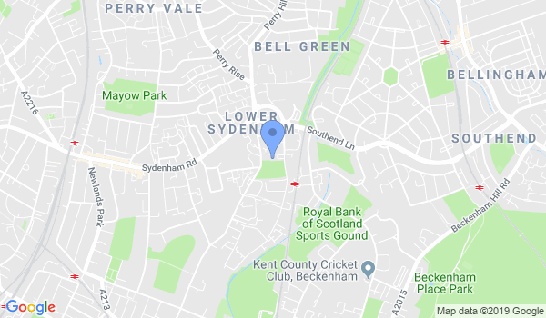 GKR Karate - Lower Sydenham location Map