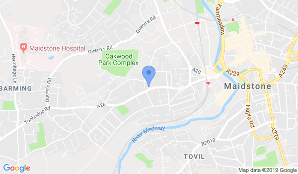 GKR Karate Maidstone location Map