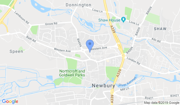 GKR Karate - Newbury Pelican Lane location Map