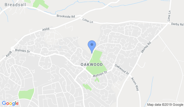 GKR Karate - Oakwood location Map