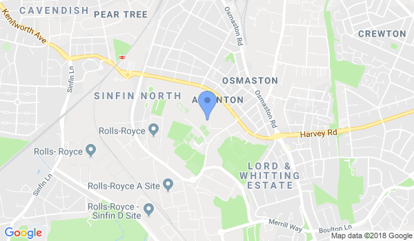 GKR Karate - Osmaston location Map