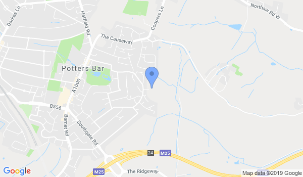 GKR Karate - Potters Bar location Map