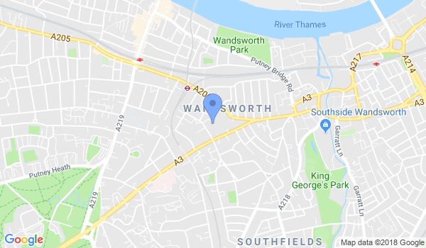 GKR Karate - Putney location Map