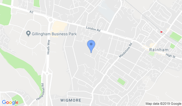 GKR Karate Rainham location Map