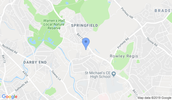 GKR Karate - Rowley Regis location Map