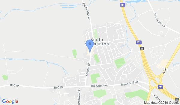 GKR Karate - South Normanton location Map