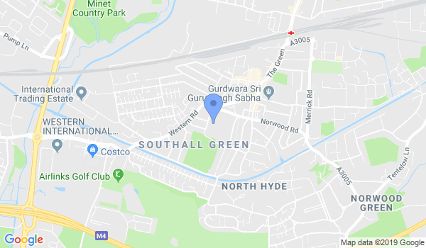 GKR Karate - Southall location Map